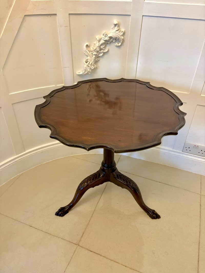 Antique Quality George III Mahogany Tripod Centre Table